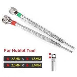 Hublot 시계 케이스 용 스테인레스 스틸 스크루 드라이버 밴드 버클 나사 도구 U 자형 수리 금속 액세서리