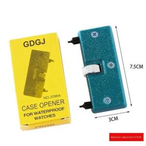 1개 조절식 시계 오프너 백 케이스 도구 프레스 클로저 리무버 렌치 스크류 수리 키트 배터리