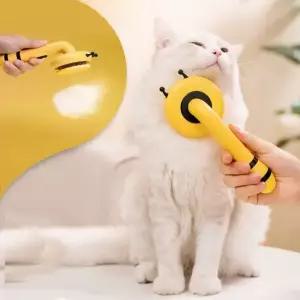 빗어줄께 허니비콤 고양이강아지털청소빗 강아지콤빗 진돗개빗 시바견빗 포메빗