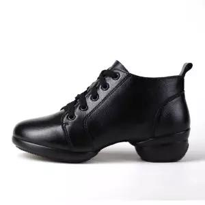 여성 가죽 댄스화 스포츠 라인댄스 신발 운동화