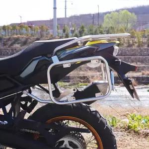 스포츠 바이크 오토바이 V-Strom 800 패니어 브래킷 탑 케이스 홀더 랙 사이드 수하물 박스 트렁크 프레임