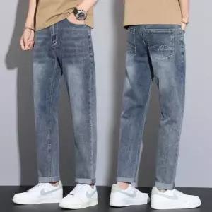 팬츠 캐주얼 프리미엄 청바지 남자바지 배기핏 트렌드 스판 긴 봄가을 9부 원템3