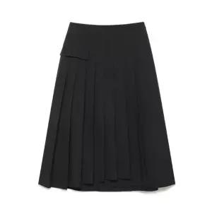 나이스클랍 주름 믹스 랩 스커트N254MWS915 295233