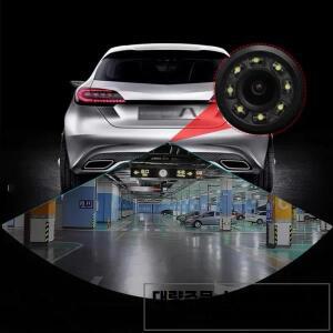 18.5 후진 카메라 풀 컬러 8LED 고화질 나이트 비전 방수 자동차 이미지