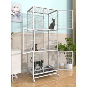 1패키지 다람쥐 햄스터 대형 케 친칠라 슈가글라이더 2층 5단 32x30x52cm