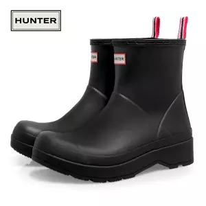 [헌터]정품) 남성 플레이 숏 레인부츠 블랙 MFS9088RMA-BLK