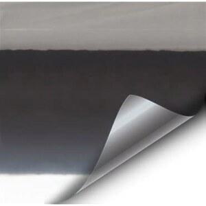 VVIVID 슈퍼 컨포멀 스트레치 시트 메탈릭 1피트 블랙 필름 비닐 5피트 마감 크롬