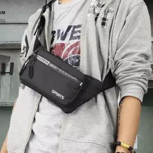 헨리제이에스)멀티 크로스 힙색 허리색 슬링백