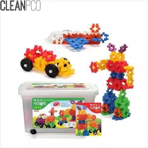 한립 해피 미니사각블럭 538PCS/블럭/만들기/유아/놀이/아이/장난감/어린이/사각/십자/유아용/블록/창의