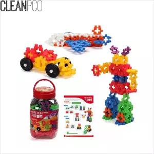 한립 해피 미니사각블럭 126PCS/장난감/와플/블럭/유치원/교구/유아/십자/사각/학습/블록/만들기/놀이/아이