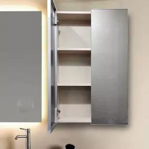 그레이 욕실 화장실 500x800 수건장 수납장 상부장