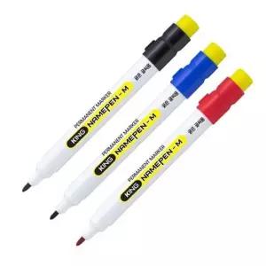 킹네임펜 2mm 굵은글씨용 12개 세트 1P 사무실 학교