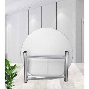 스테인리스 원형 접이식 테이블 스테인레스 야시장 북유럽 xcm 모듈가구