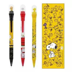 스누피 피규어 회전 샤프 0.5mm 1P 캐릭터 필기도구