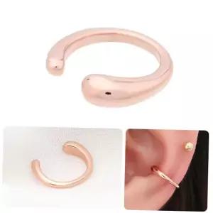 귓바퀴피어싱 베이직 로즈골드 링 귀찌 이어커프 14KGP