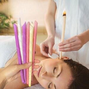 귀캔들스틱 귀뜸 캔들링 뿔형 혼합 인센스 라벤더 나팔형 귀초핑크장미향