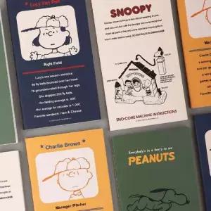 스누피 75주년 줄제본 스티치 노트 4P 유선 수첩 공책