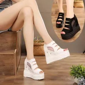 하이힐 웨지 슬리퍼 무대화 가보시힐 여자 키높이 슈즈