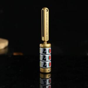 몽테조이 EDC 프루트 그랜드 슬램 럭키 다이스 휠 피젯 스피너 메탈 마그네틱 핸드 스핀 자이로 파티 게임