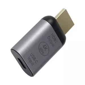 4K 60Hz HDMI to USB C 젠더 듀얼 모니터 미러링