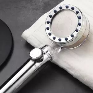 바디 순환 필터 샤워기 절수 온오프 터보팬 실버
