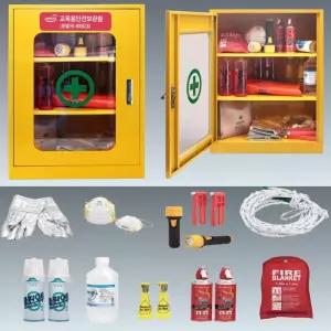 초중고 화재 지진 재난 방지교육 안전용품 보관함 폭설 비상상태 빌딩