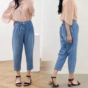 [하프클럽/아이우먼]위쉬몰 LO 샌드워싱8부배기팬츠741(P213H603) 빅사이즈