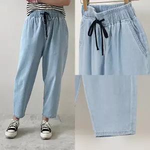 [하프클럽/아이우먼]위쉬몰 LO 보이핏배기밴딩팬츠739(P135H603) 빅사이즈