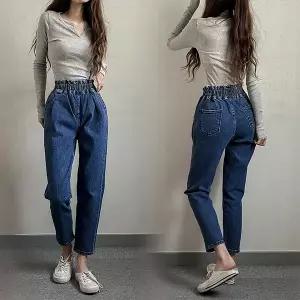 [하프클럽/아이우먼]위쉬몰 LO 반하이밴드배기팬츠731(P102H603) 빅사이즈