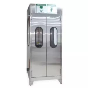 화학공장 작업장 안전장비 국산 올스텐 양문형 눈세척 비상샤워기 부스 야외운동 학교