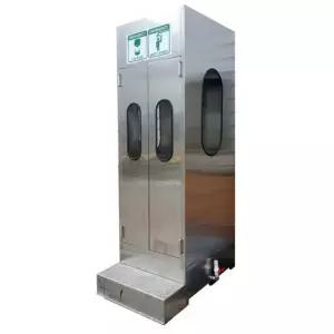 과학관 체험장 유해물질 사고대비 국산 스텐 양문 비상샤워기 부스세트 야외운동