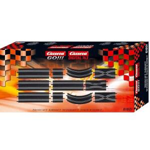 카레라 61601 확장 세트 2에 경주 부품 슬롯 및 GO 팩 호환되는 트랙과 자동차 배터리 추가 스케일 전기 1:43