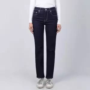 리바이스 LEVI'S 여성 청바지 724 하이라이즈 슬림 스트레이트 다크블루 188830302 218235