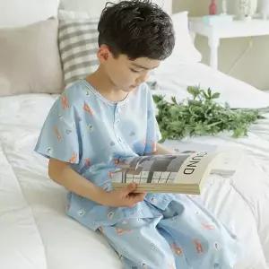 [하프클럽/알콩단잠]남아동실내복 여름잠옷 반팔 주니어파자마 홈웨어 상하복 (3~14세)