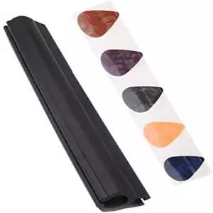 지아유이 7.3인치 마이크 스탠드 기타 픽 홀더 고무 클립 5개 포함