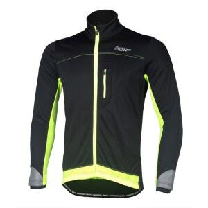 bptti 남성 u2019s 소프트쉘 사이클링 러닝 열 재킷 성능 코트 - 겨울 u2013 방풍, 통기성 및 반사성