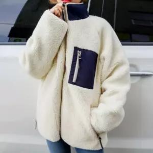 여성겨울자켓 양면 양털 자켓 후리스 집업점퍼 여성아우터 패션룩
