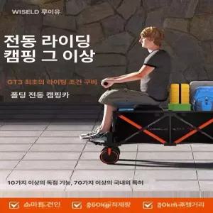 전동 웨건 카트 WISELD 캠핑용 접이식 GT3 BLDC 표준 캐리어