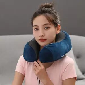 메모리폼 목베개 여행용 비행기 컵쏘