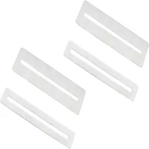 4PCS 기타 핑거보드 가드 실버 프렛 프로텍터 스테인리스 스틸 악기 액세서리 드레싱 및 연마