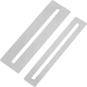 2Pcs 기타 프렛 프로텍터 메탈 핑거보드 가드 베이스 프렛보드 세트 도구 루티어