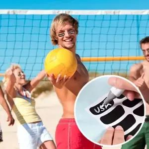 야구 눈밑 블랙 아이패치 눈부심 방지 스티커 테이프 차단 사회인 야구단 선수 보호