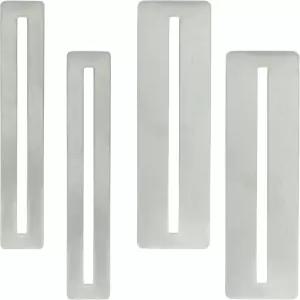 켐카투이 2세트 기타 프렛보드 프로텍터 슬리버 핑거보드 스테인리스 스틸 프렛 연마용 루시에 가드 도구