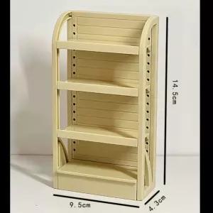 쌀알 피규어 보관함 진열장 살구색 미니 디스플레이 장식장 수납