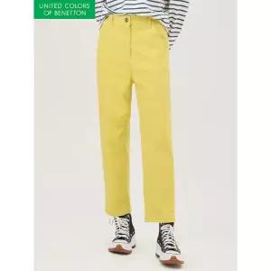 [하프클럽/베네통]다잉 배기 데님팬츠_BADP02511