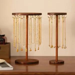 원목 목걸이 거치대 진열대 디스플레이 악세사리