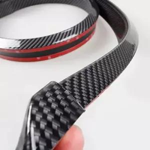 루프 리어스포일러 / 자동차에어댐 카본블랙_3.5cm