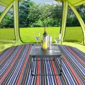 프리미엄 매트 야외 캠핑 두꺼운 패브릭 덮개 패드