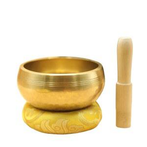 티베트 노래 그릇 세트 u2014 요가, 명상, 레이키, 사운드 목욕, 차크라 균형 잡기 및 스트레스 해소를 위한 히말라야 힐링 여성을 독특한 영적 선물 | 쿠엔코스 티베트오스 오리지널