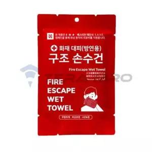 화재대피 방연 손수건 10개입 화재대피용 화재대피마스크